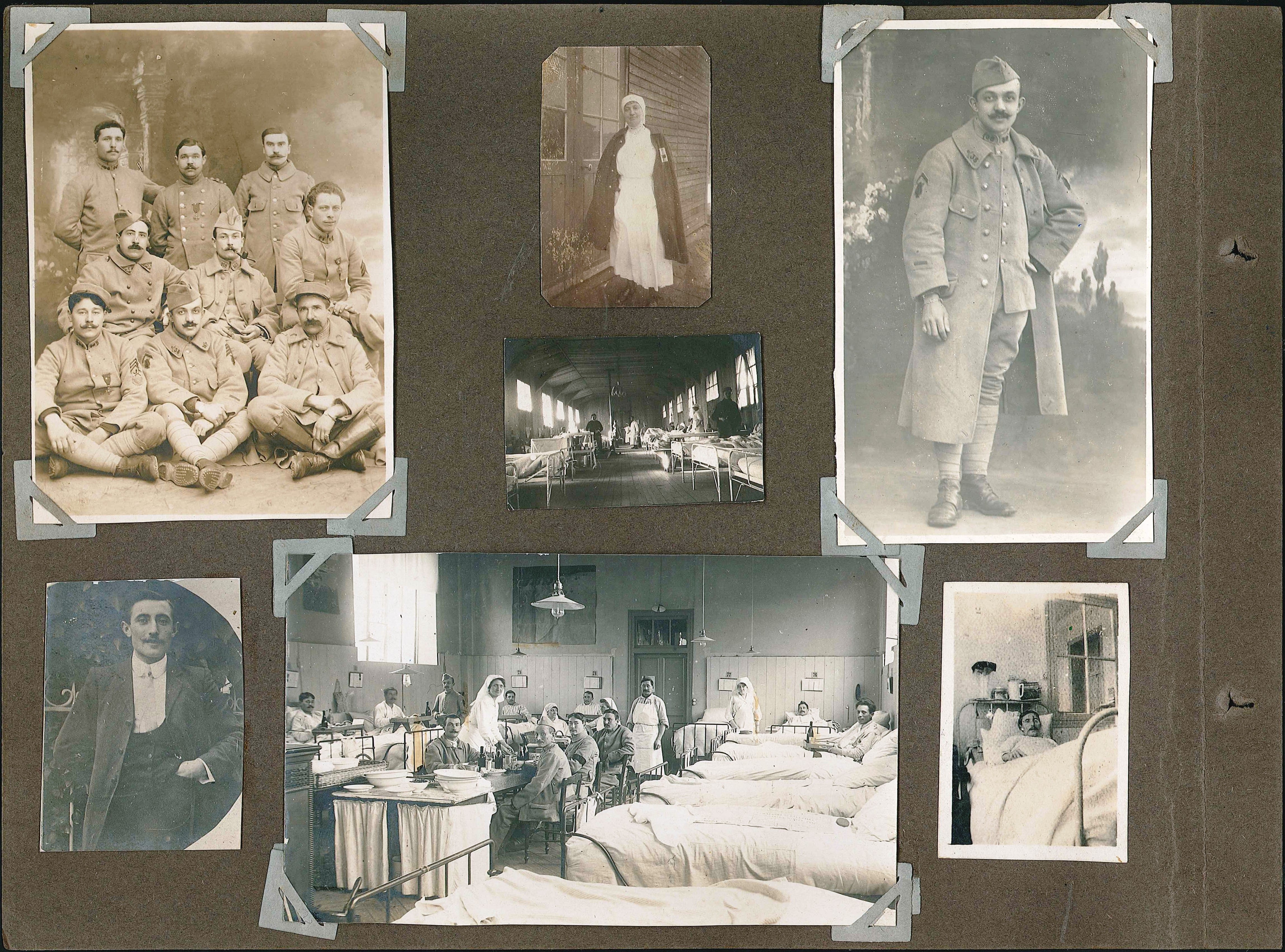 Album photographique de Gaston Cendrez, brancardier. 1915-1917. Archives nationales, 700AP/15/PI_005